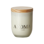 AROMA Doftljus S Exotic amber, Brun/vit