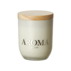AROMA Doftljus S Ginger & lily, Brun/vit