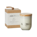 AROMA Doftljus S Pear & ginger, Brun/vit