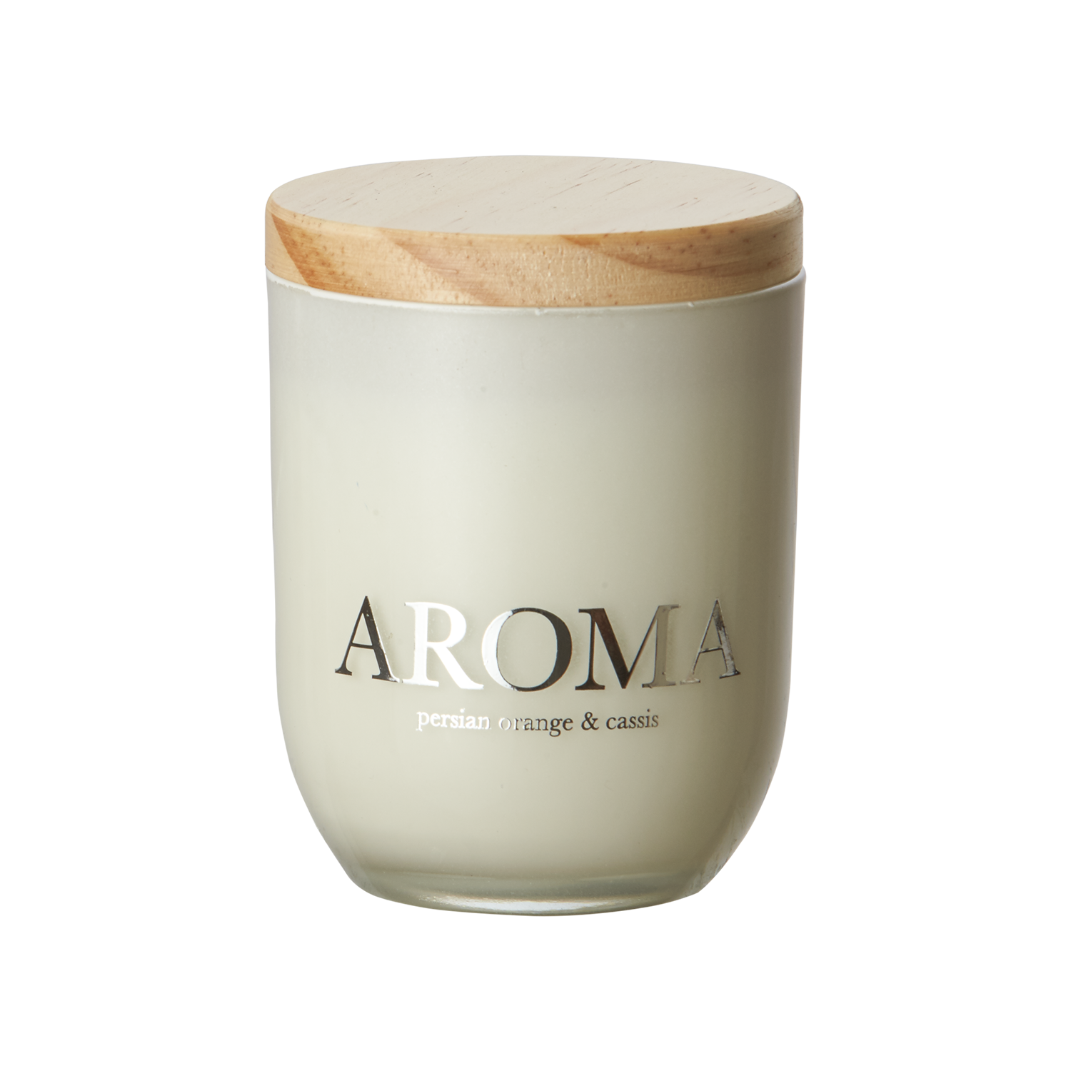 AROMA Doftljus S Persian orange & cassis, Brun/vit 2