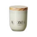 AROMA Doftljus S Rose, gardenia & bergamot, Brun/vit