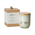AROMA Doftljus S Lavender, orange & camomile, Brun/vit