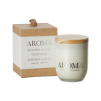 AROMA Doftljus S Lavender, orange & camomile, Brun/vit
