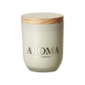 AROMA Doftljus S Rose & sandalwood, Brun/vit