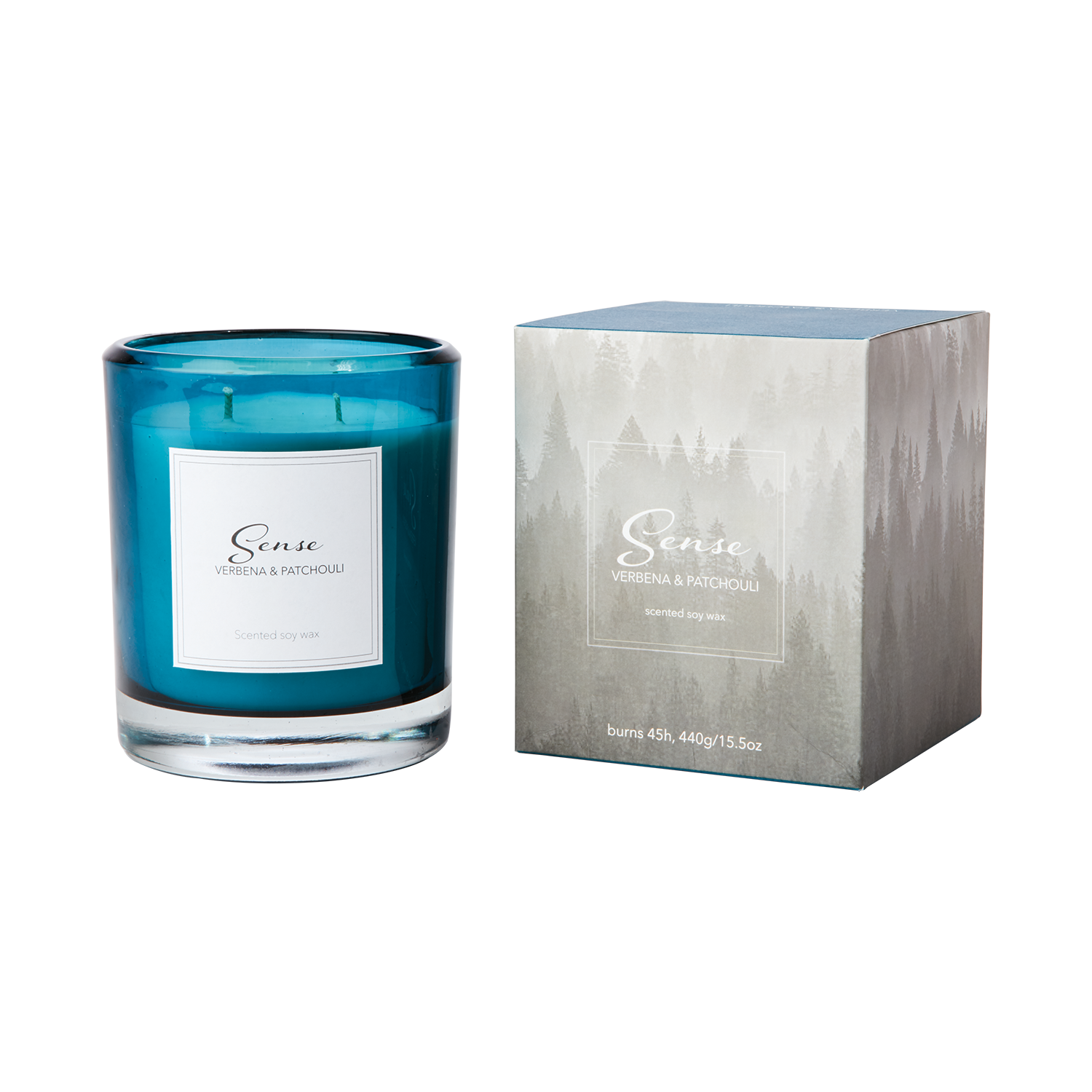SENSE Doftljus Verbena & patchouli, Blå