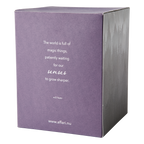 SENSE Doftljus med kupa Green tea & hyacinth, Lila 2