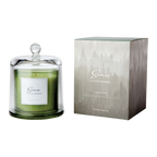 SENSE Doftljus med kupa Suede & evergreen, Grön