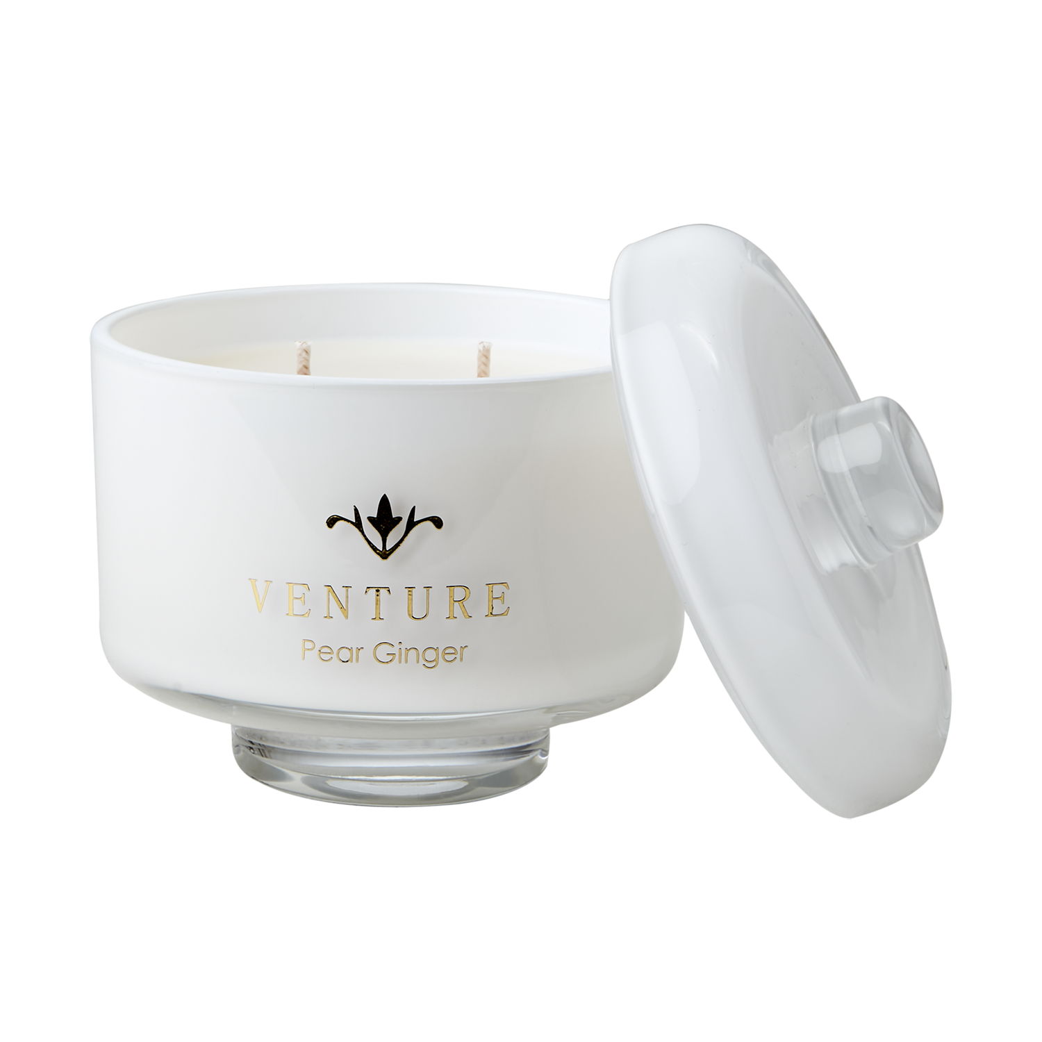 VENTURE Doftljus Pear & ginger, Vit
