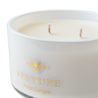 VENTURE Doftljus Pear & ginger, Vit