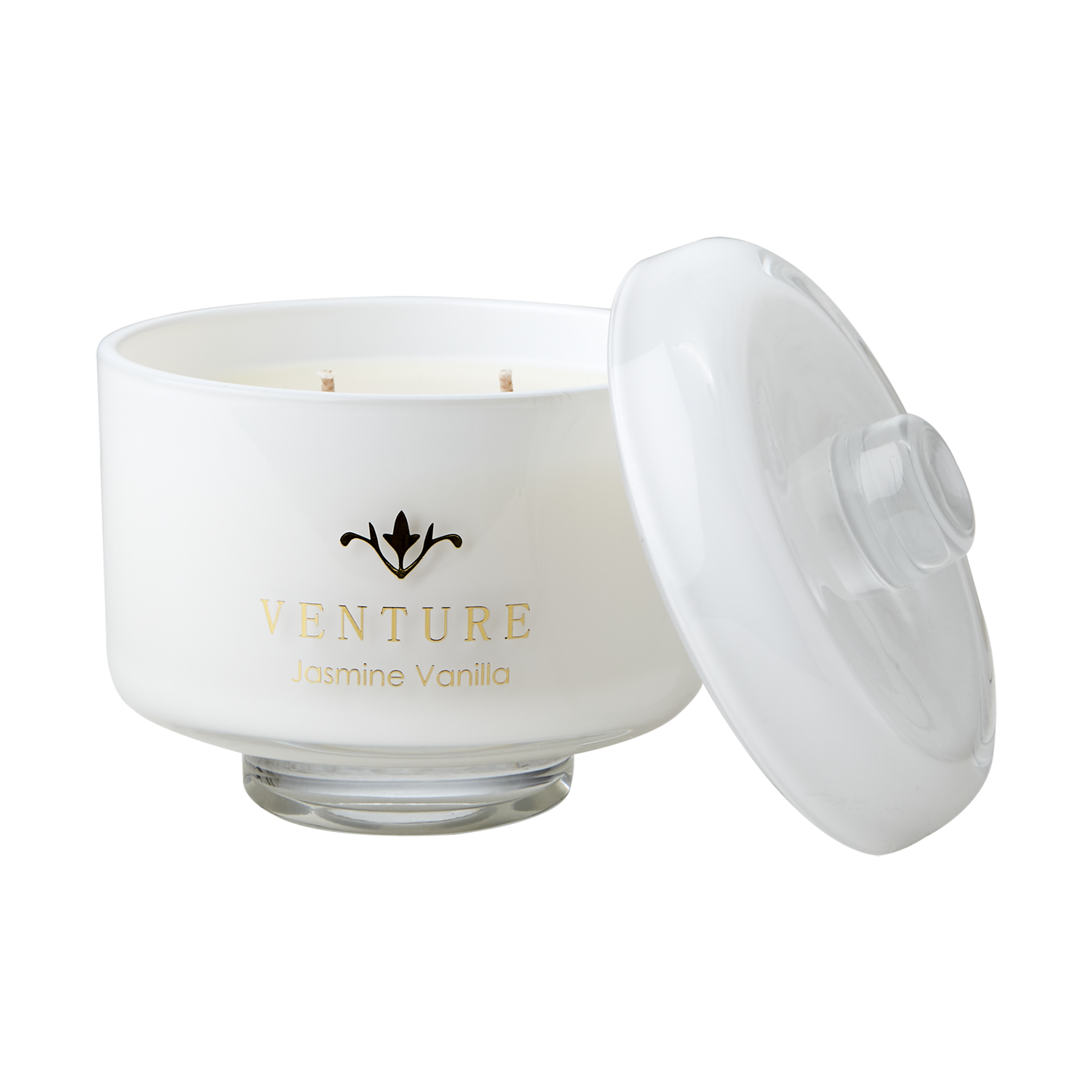 VENTURE Doftljus Jasmine vanilla, Vit 3