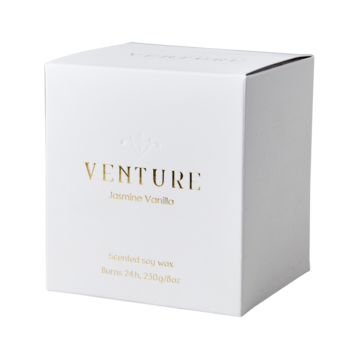 VENTURE Doftljus Jasmine vanilla, Vit 5
