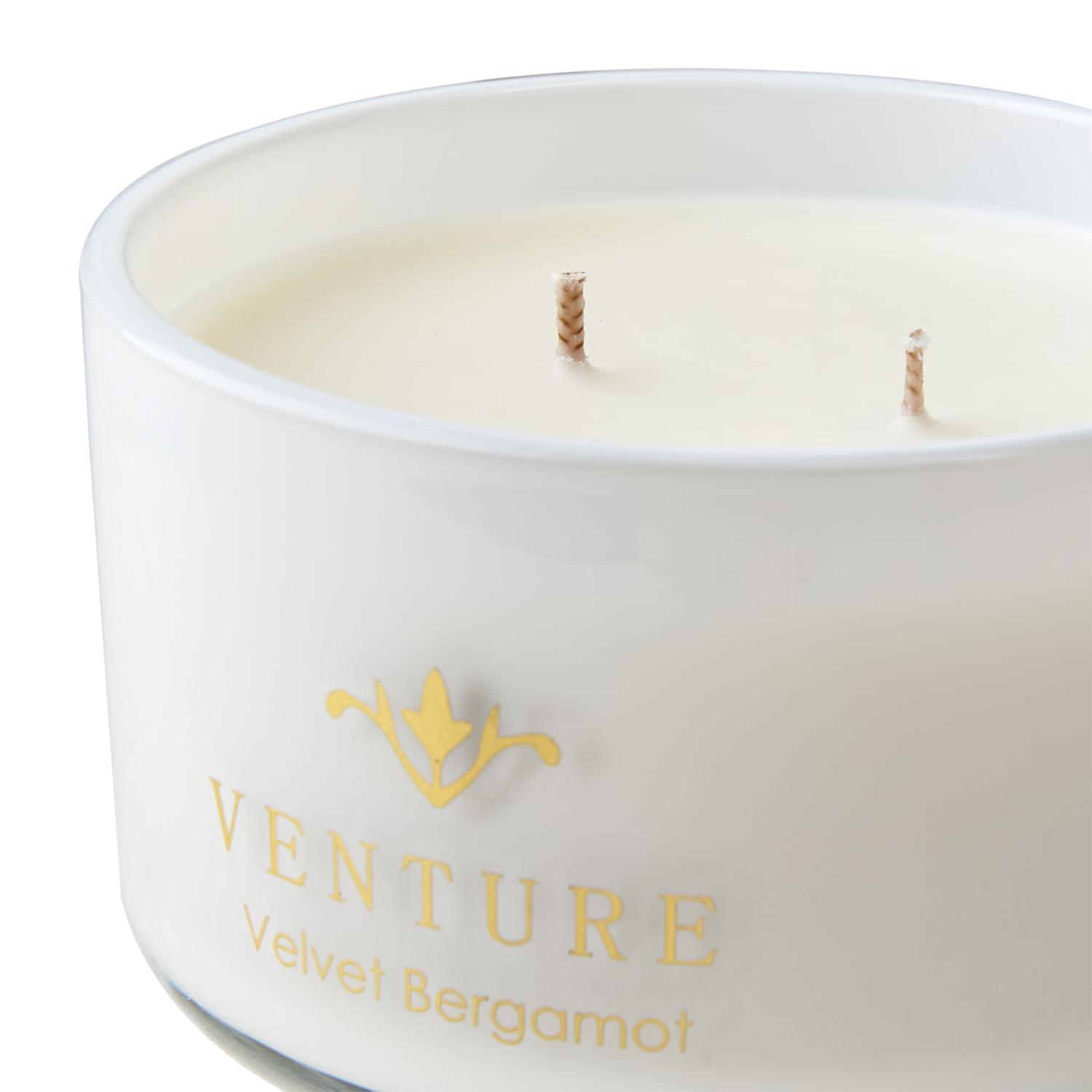 VENTURE Doftljus Velvet bergamot, Vit 4