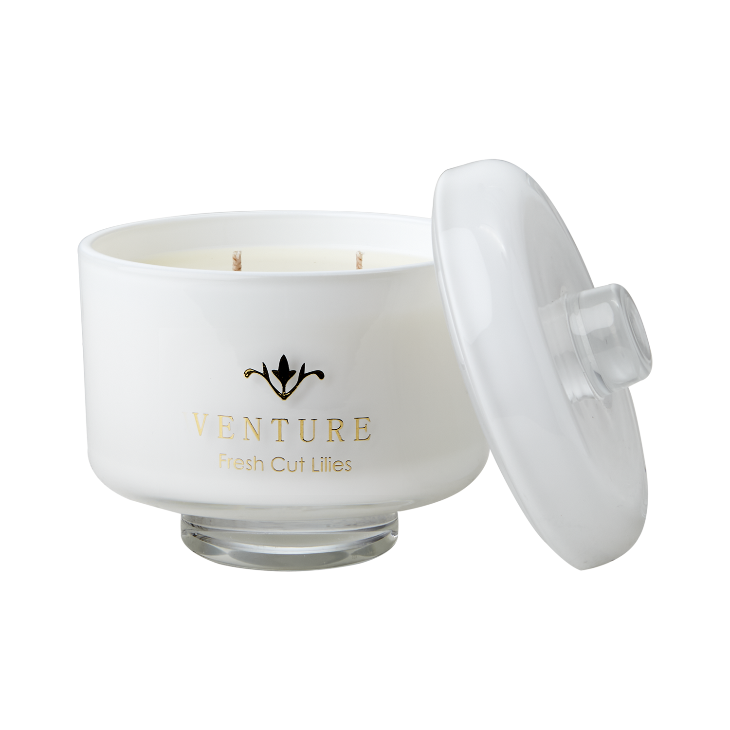 VENTURE Doftljus Fresh cut lilies, Vit