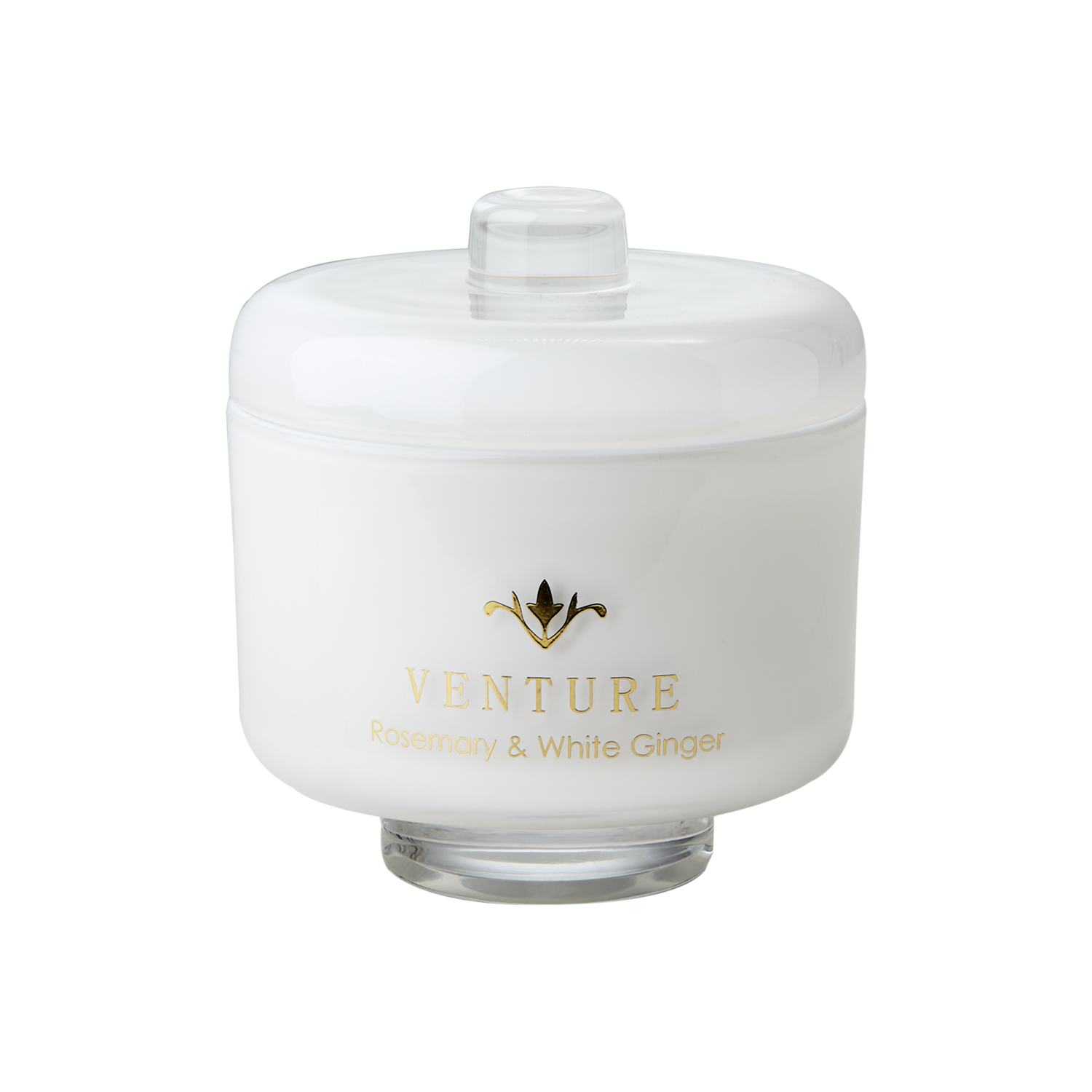 VENTURE Doftljus Rosemary & white ginger, Vit