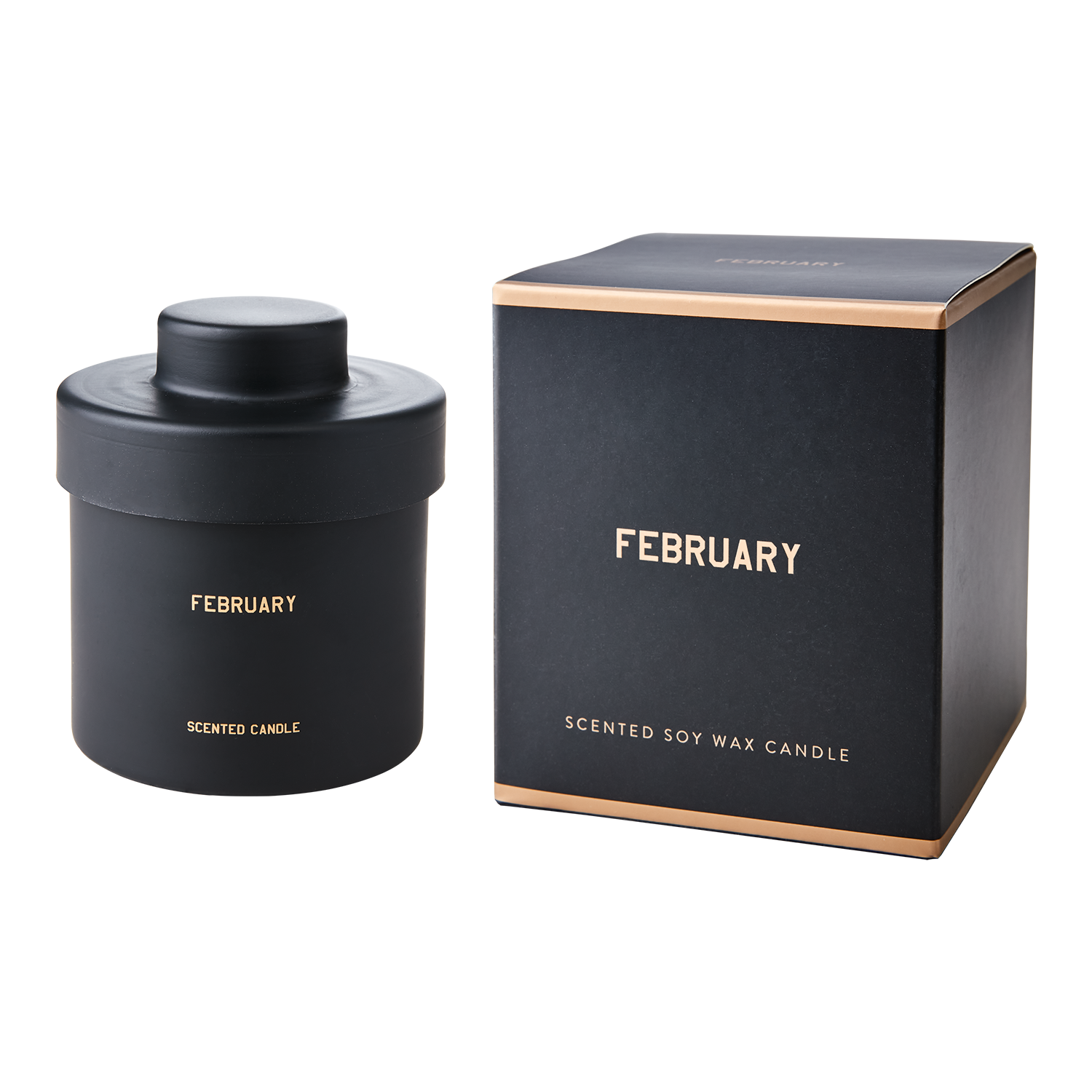 CALENDAR Doftljus Freesia, tangerine & black currant, Svart