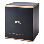 CALENDAR Doftljus Apple, bellflower, lemon & peach, Svart