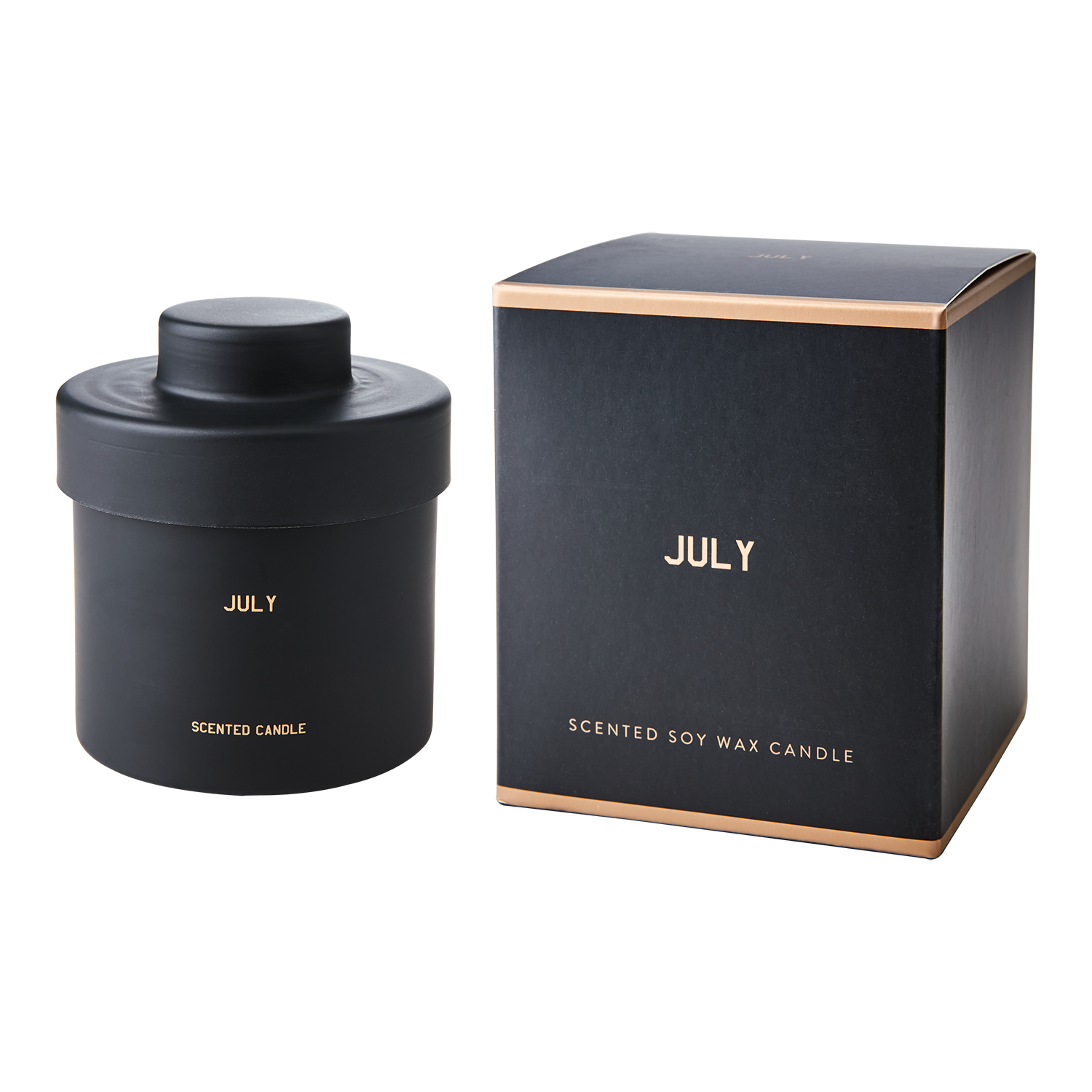CALENDAR Doftljus Coconut & peach, Svart
