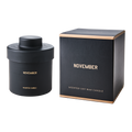 CALENDAR Doftljus Hazelnut & oat, Svart