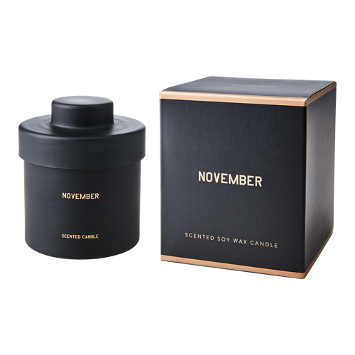 CALENDAR Doftljus Hazelnut & oat, Svart