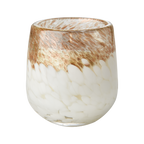 WILD Doftljus Fresh linen, Vit/guld