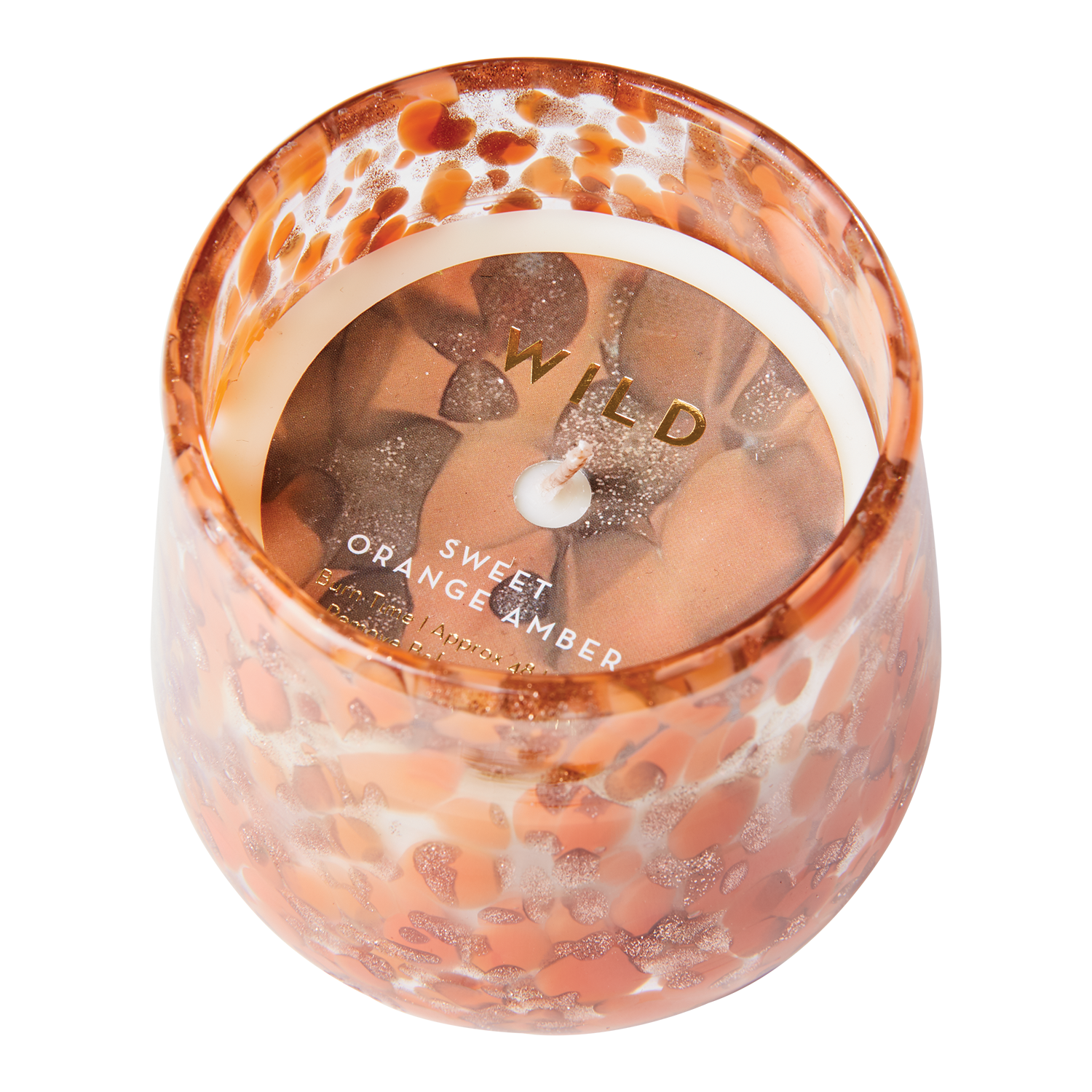 WILD Doftljus Sweet orange & amber, Orange/klar 2