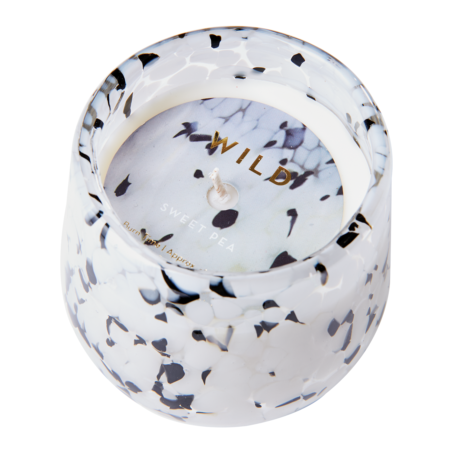 WILD Doftljus Sweet pear, Vit/svart 2