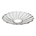 TINGLE Ljusmanschett i klart glas med räfflat mönster och vågig kant, diameter 8 cm – bild 2