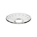 TINGLE Ljusmanschett i klart glas med matterade prickar runt kanten, diameter 8 cm