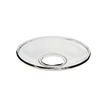 TINGLE Ljusmanschett i klart slätt glas utan mönster, diameter 8 cm