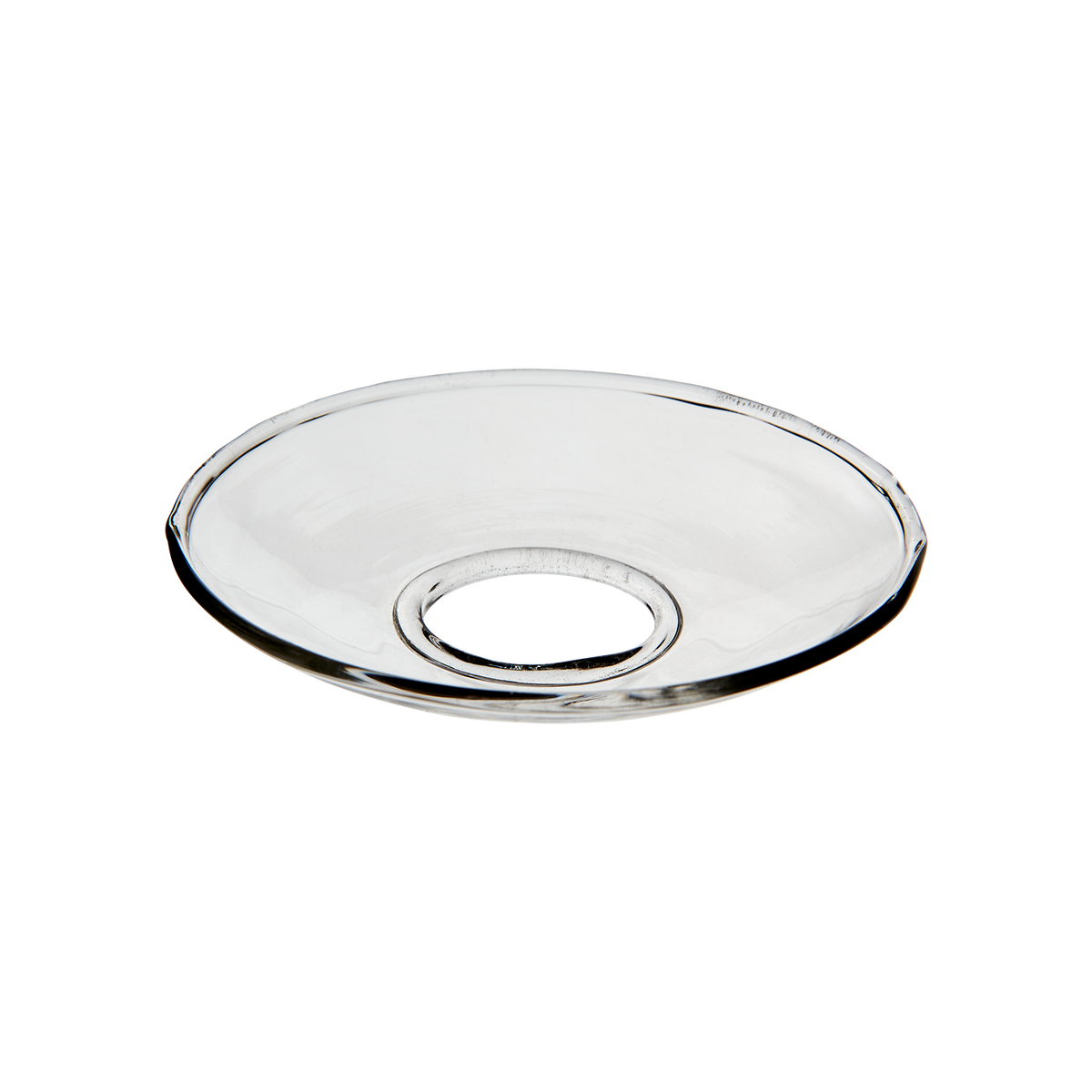 TINGLE Ljusmanschett i klart slätt glas utan mönster, diameter 8 cm