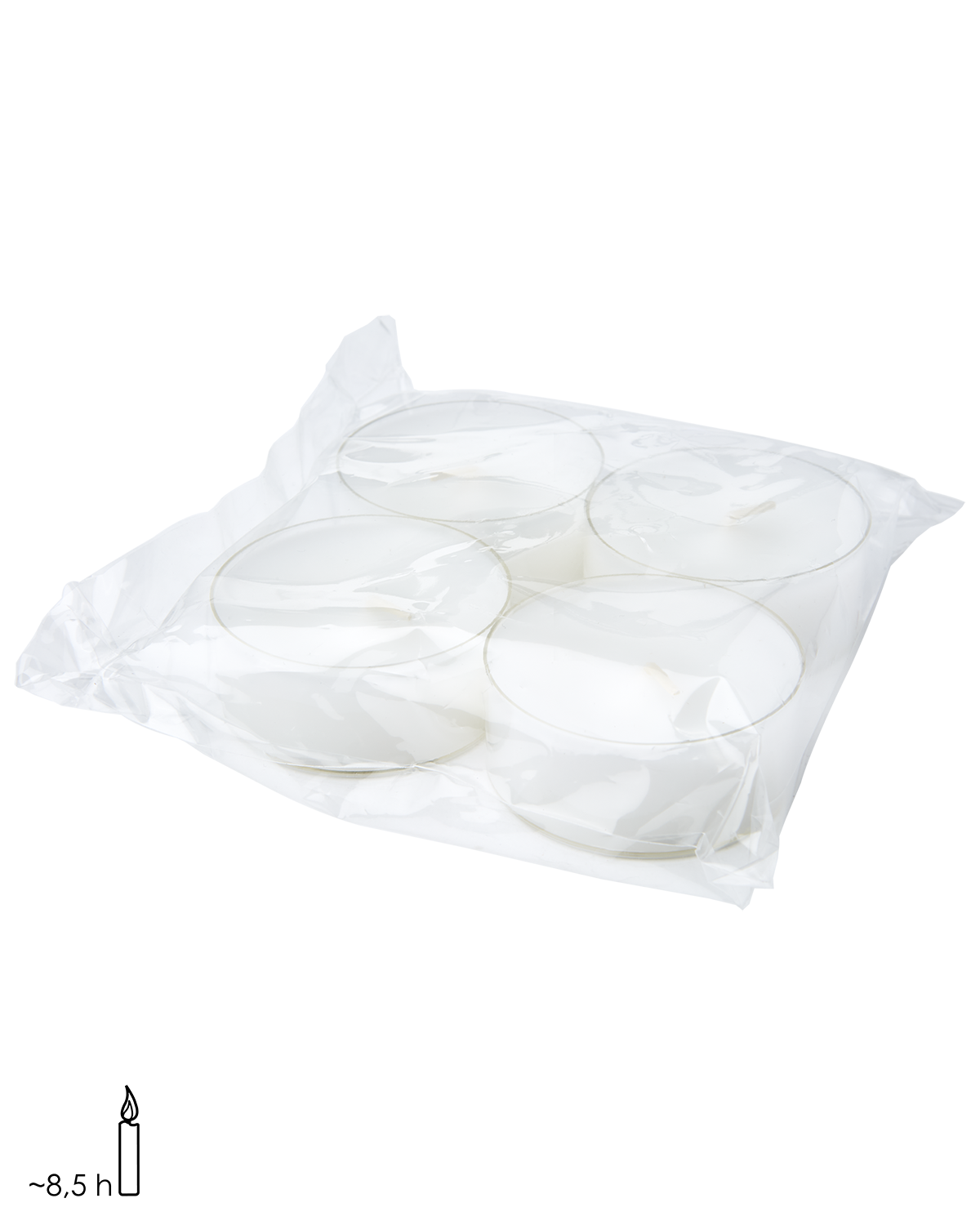 TEA LIGHTS Värmeljus, 4-pack, Vit