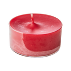 COLOURED TEALIGHTS Värmeljus, 4-pack, Djupröd 2