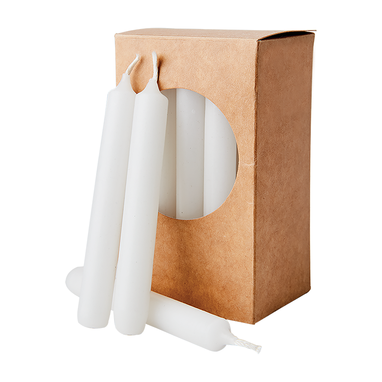 WHITE Julgransljus, 20-pack, Vit