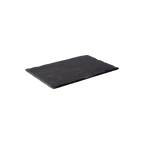EBONY Fat i svart skiffer med naturligt brutna kanter, 45 × 15 cm – bild 4