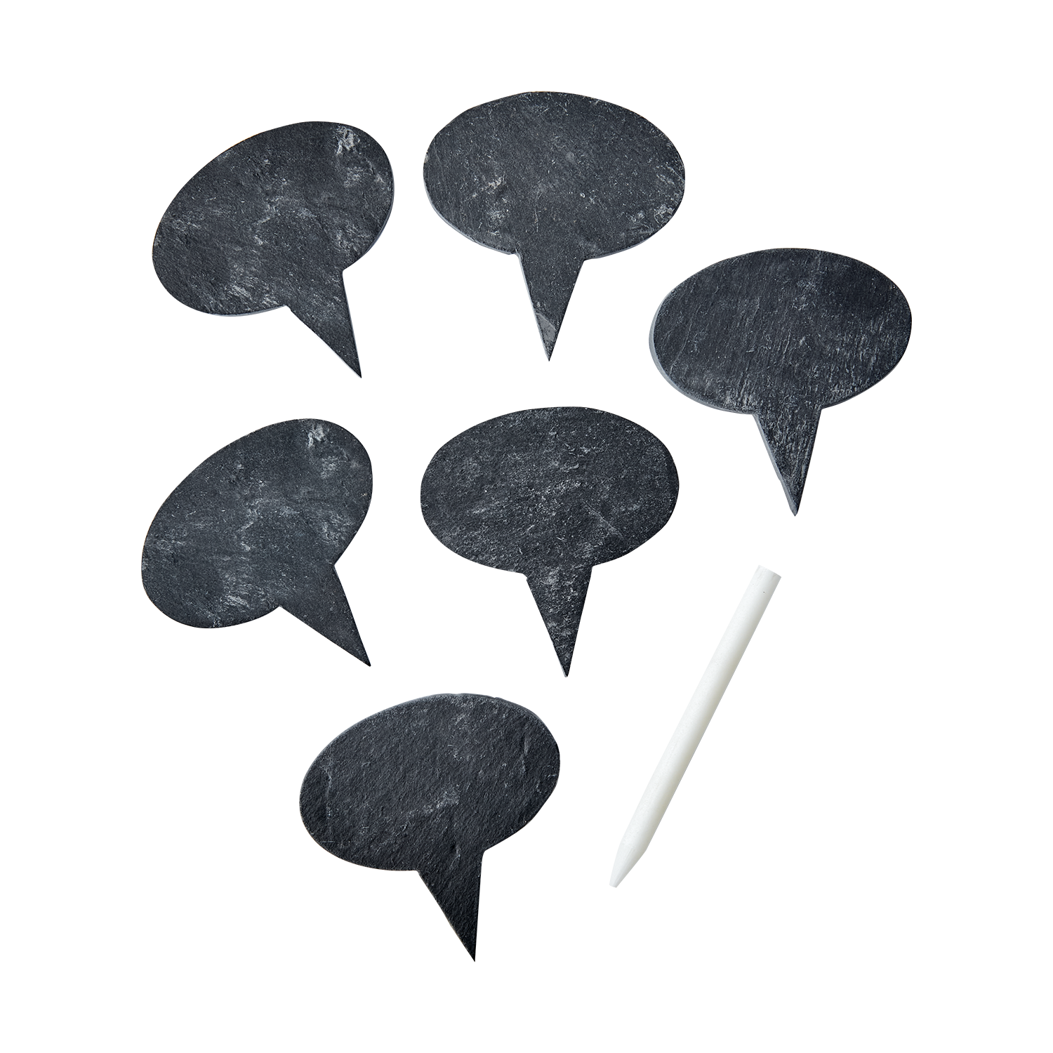 EBONY Skylt, 6-pack, Svart