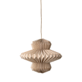 UNI Lampskärm, Brun/vit 4