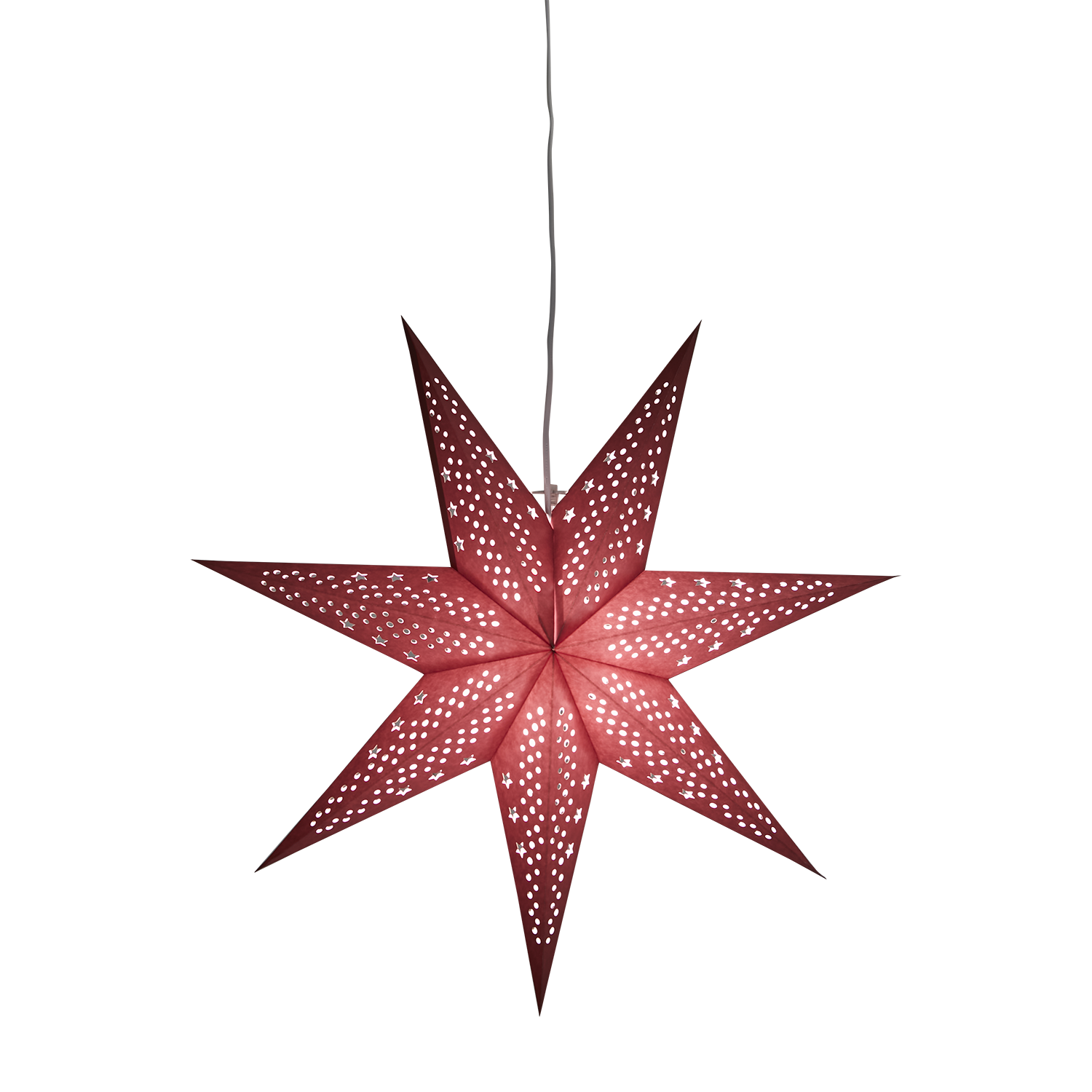 UNI Adventsstjärna, M, Röd