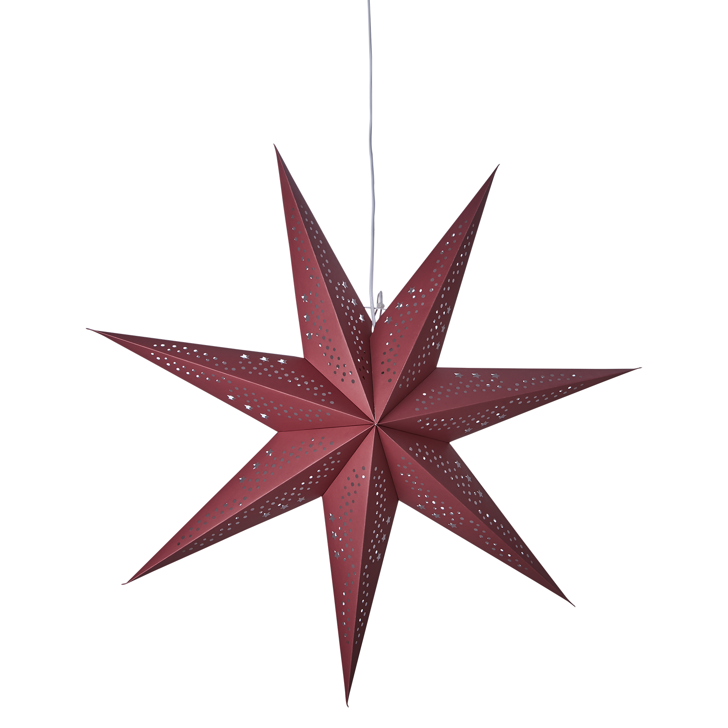 UNI Adventsstjärna, L, Röd