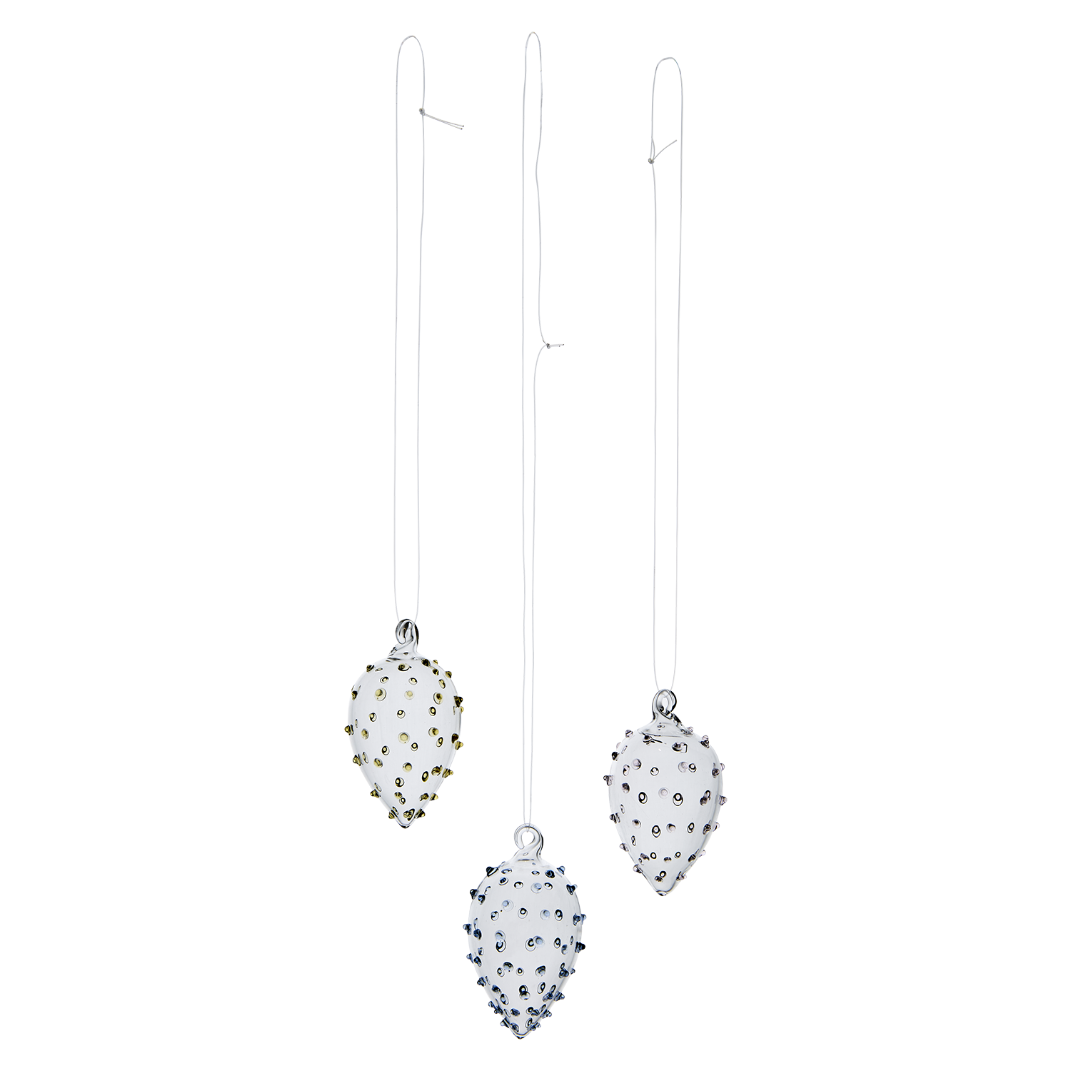 BUNNY Påskdekoration, 3-pack, Rosa/gul/blå 3