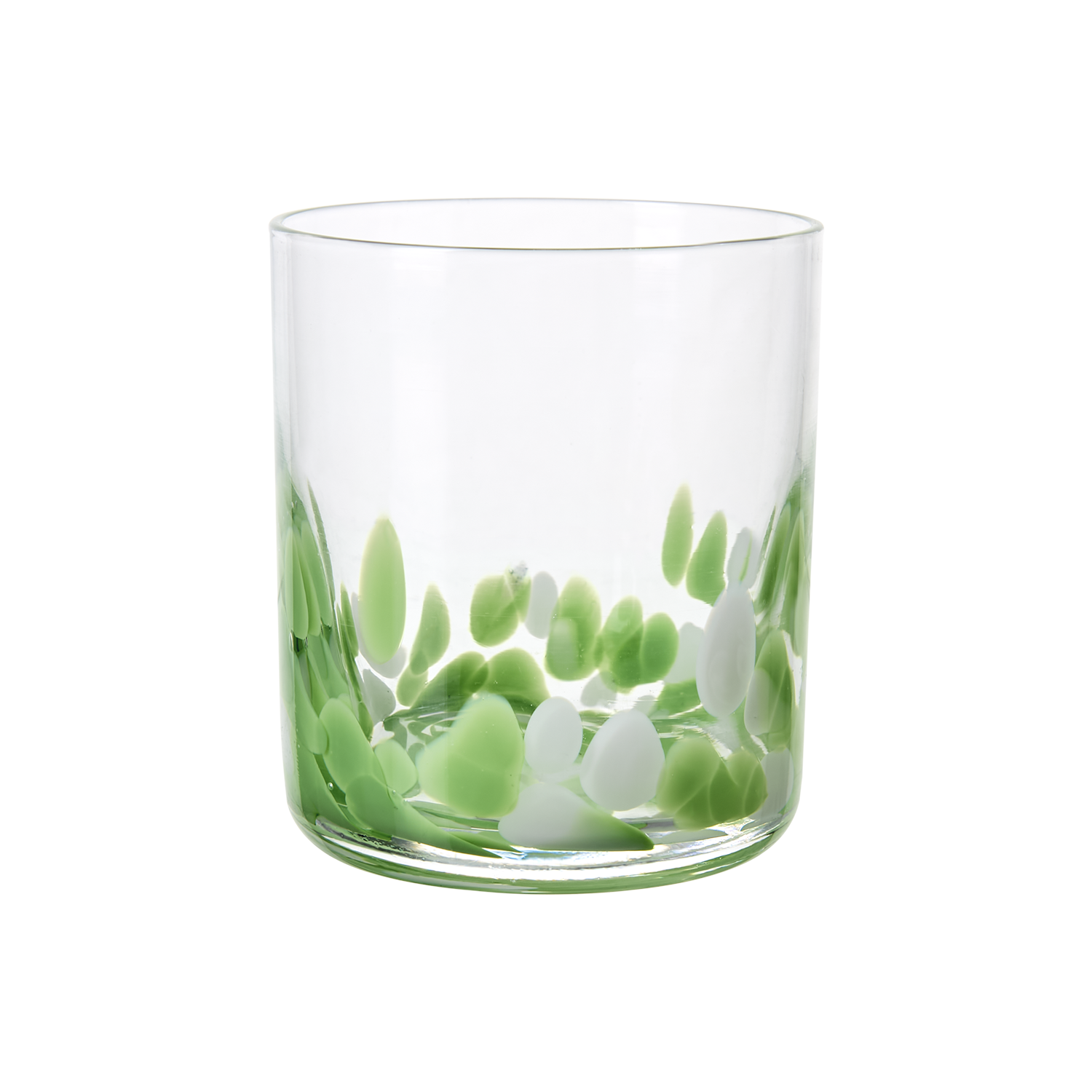 COCKTAIL Glas, Klar/grön