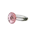 CARINA Servettring, Rosa/klar