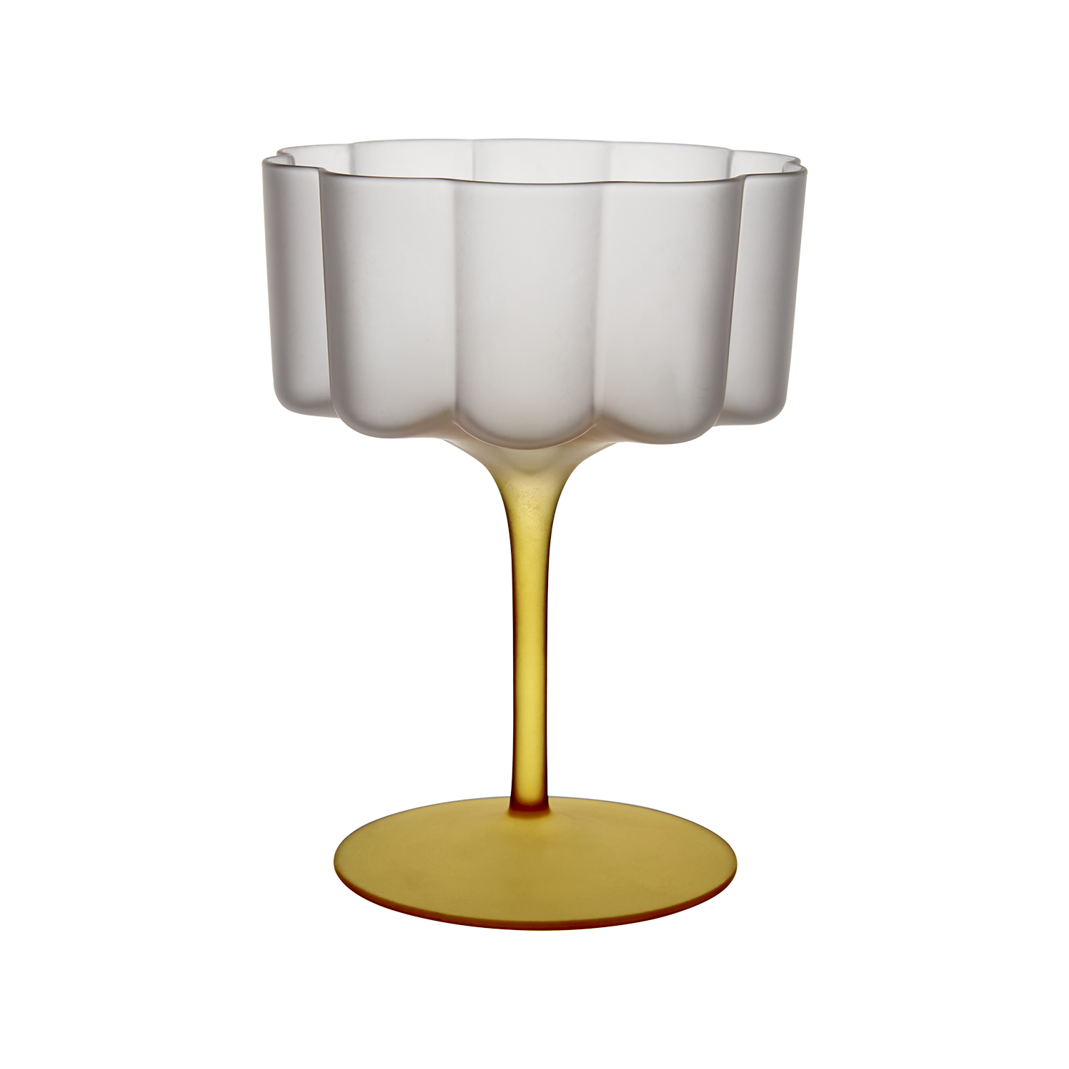 LILLIE Cocktail/dessertglas, Gul