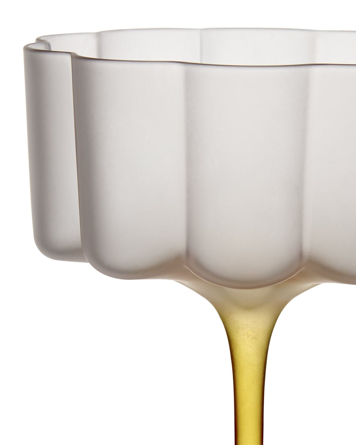LILLIE Cocktail/dessertglas, Gul 4