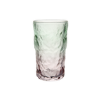 COCKTAIL Glas, Grön/rosa
