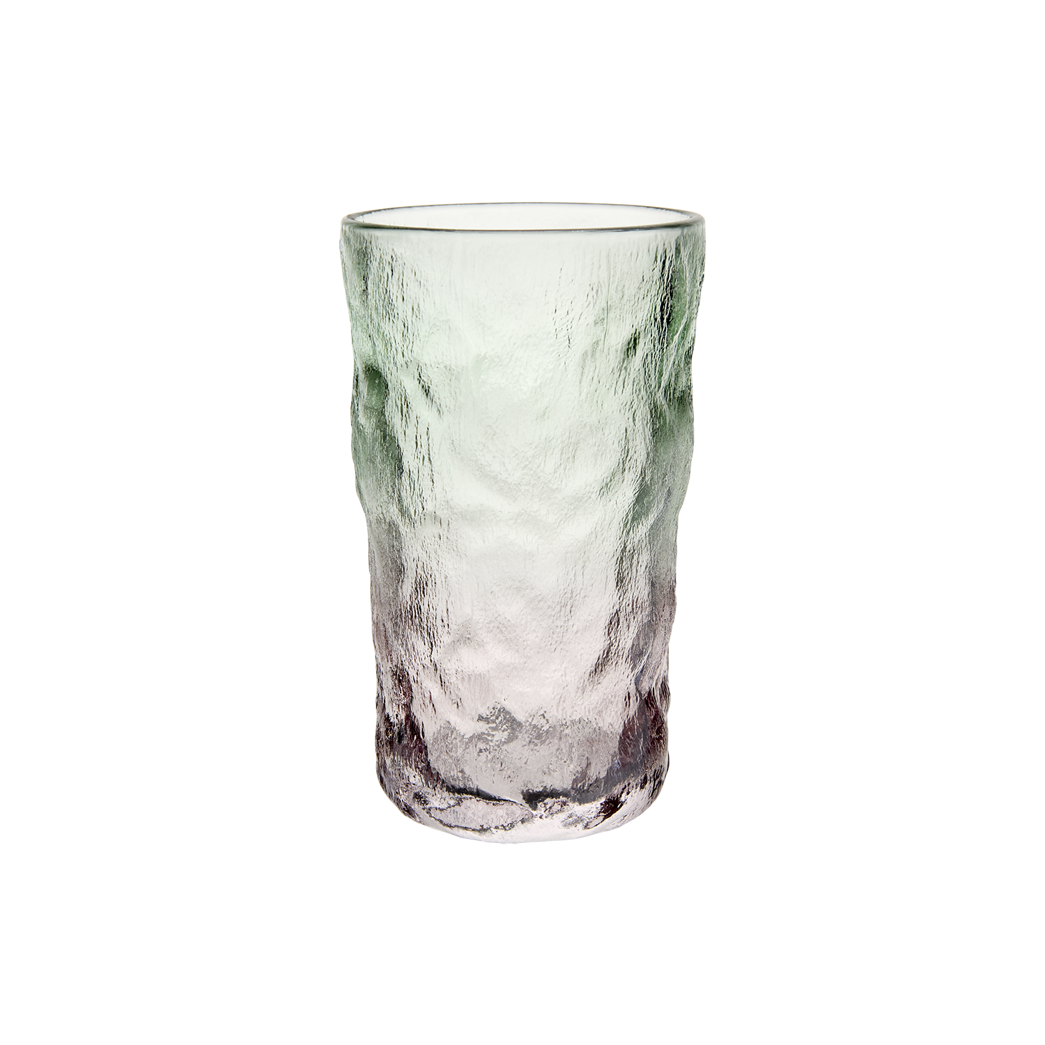 COCKTAIL Glas, Grön/rosa