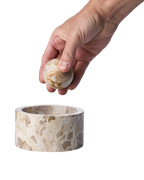 THYME Mortel med stöt, Beige 3