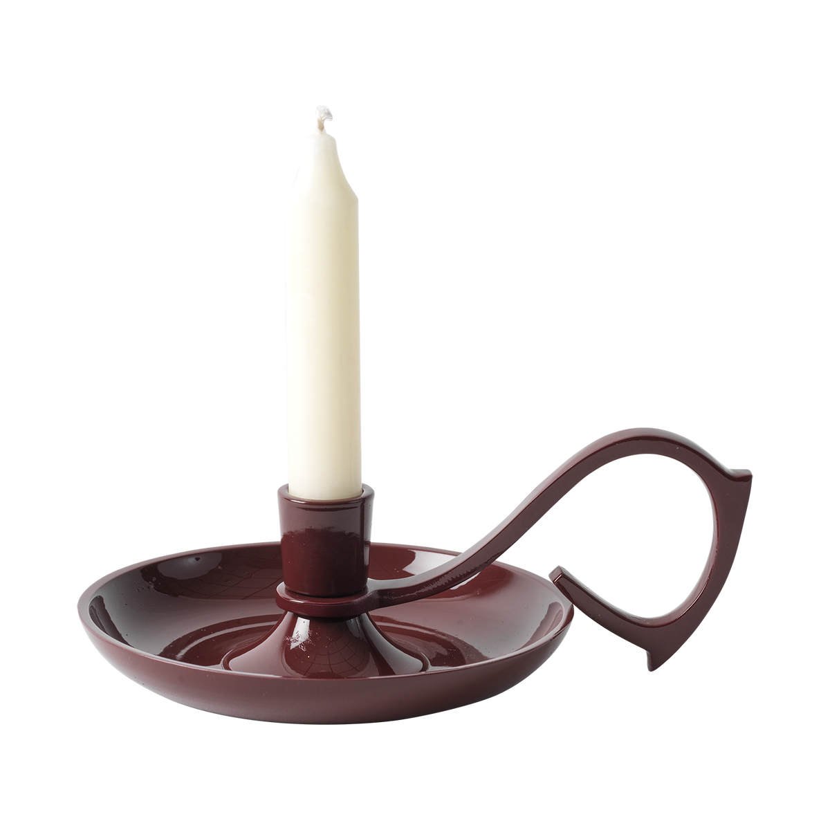 MINDY Ljusstake, Burgundy, 8 cm – detaljbild