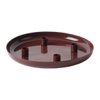 MINDY Ljusstake, Burgundy, 3,5 cm – detaljbild