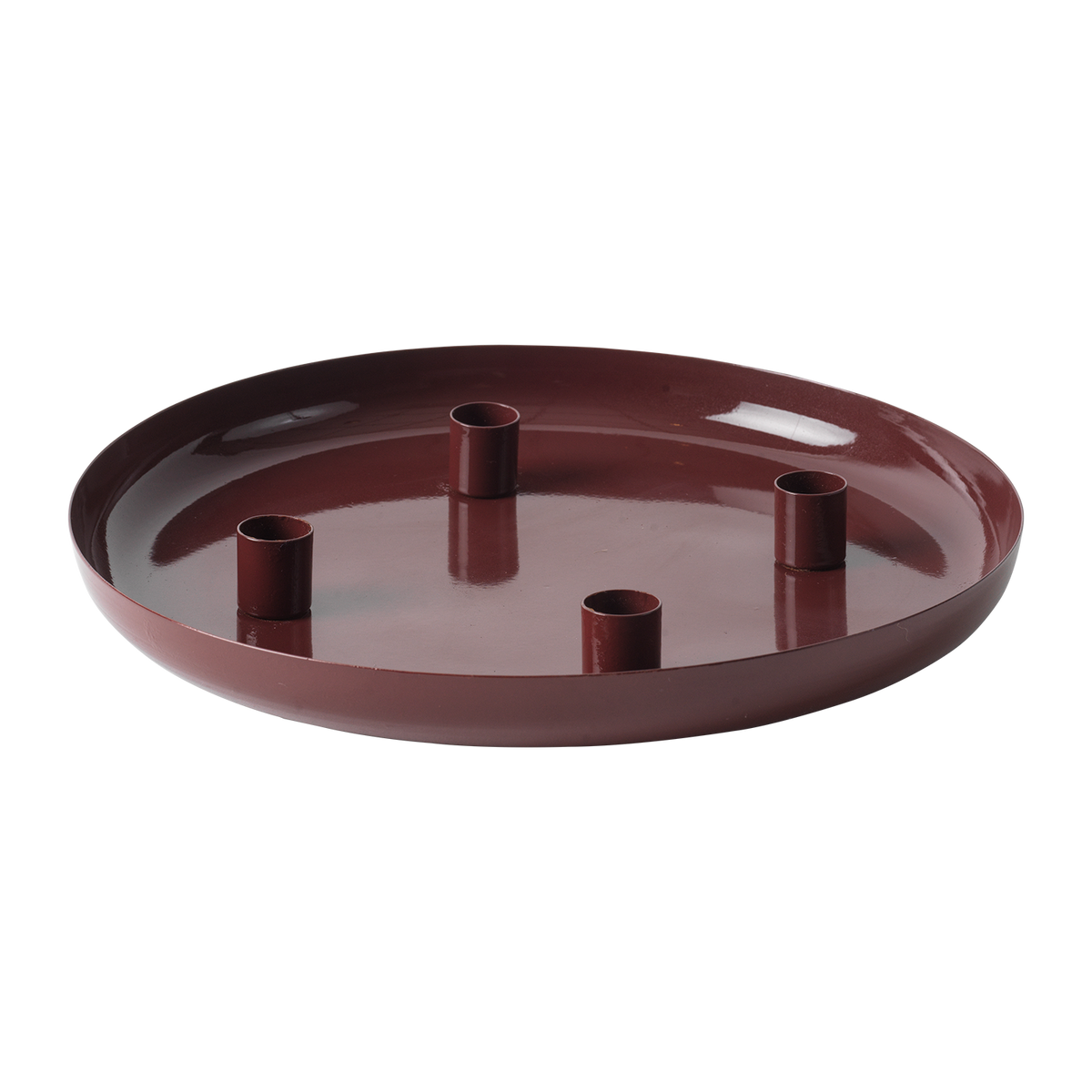 MINDY Ljusstake, Burgundy, 3,5 cm – detaljbild