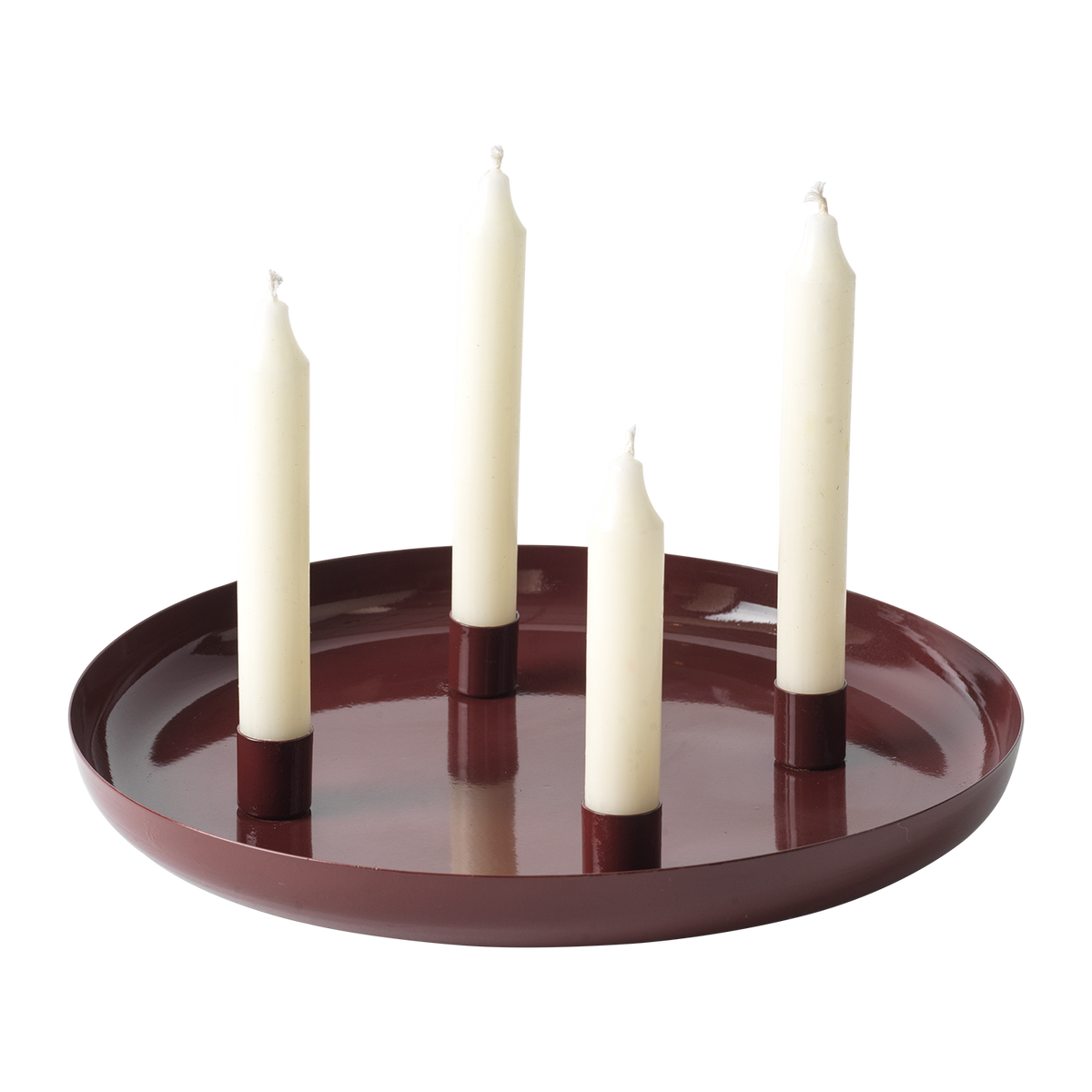 MINDY Ljusstake, Burgundy, 3,5 cm